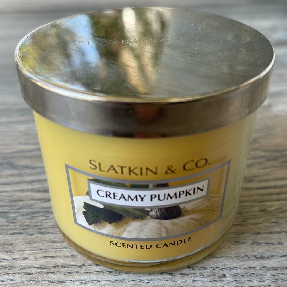 Bath & Body Works Candle - Creamy Pumpkin VTG SMALL MINI